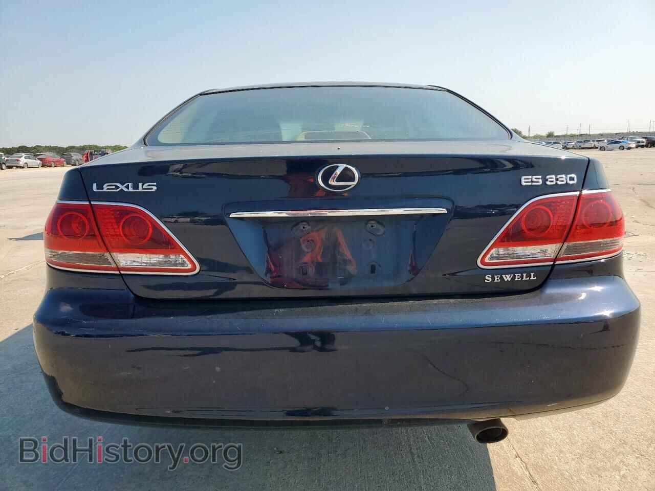 2005 LEXUS ES330 - VIN: JTHBA30G255080799 - Фото 6
