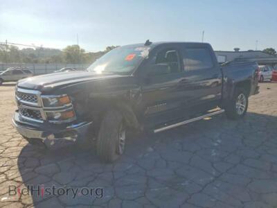 2015 Chevrolet SILVERADO K1500 LT, черный — VIN 3GCUKREC4FG353686, Copart