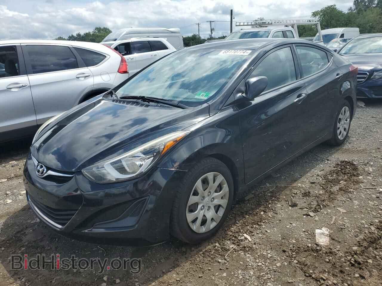Photo 5NPDH4AE3GH742207 - HYUNDAI ELANTRA 2016