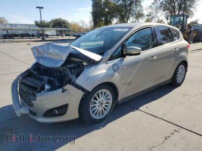 2015 Ford CMAX C-Max Prem, cream — VIN 1FADP5CU2FL115852, Copart