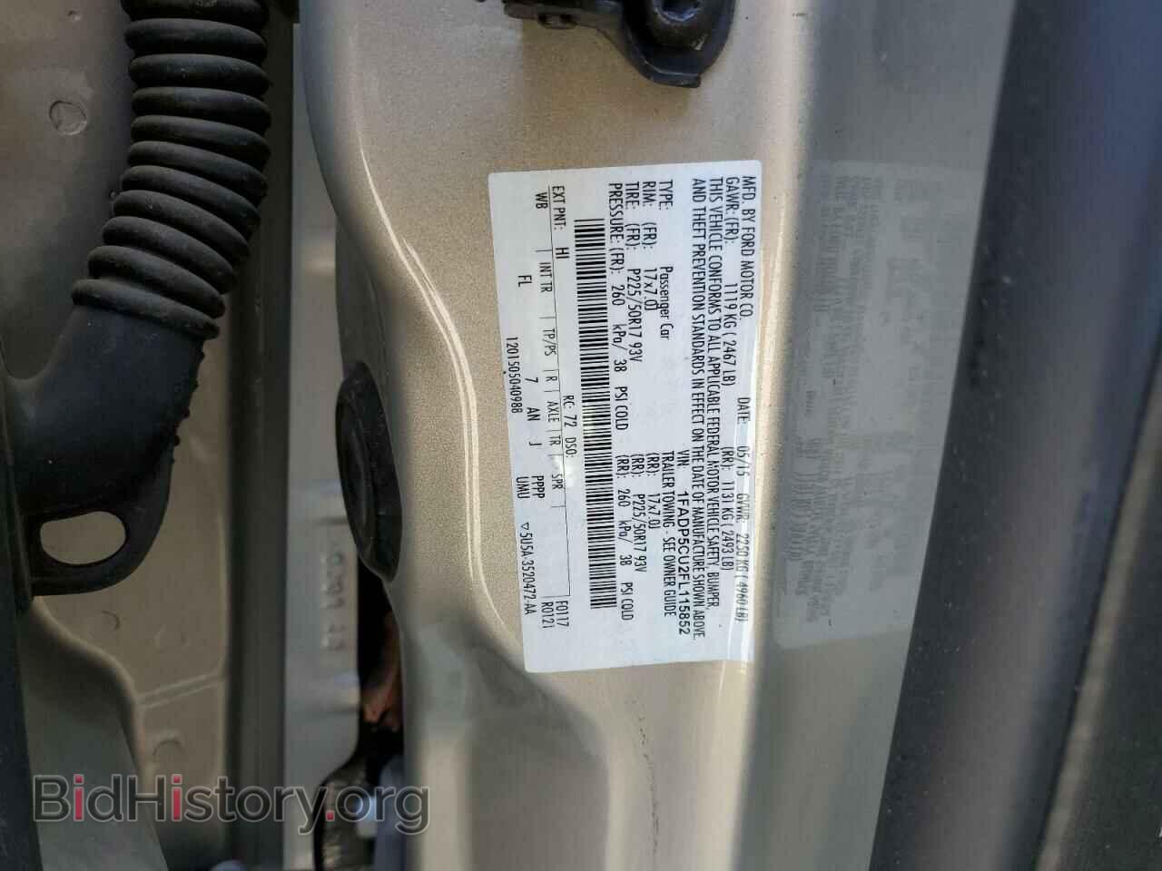2015 FORD CMAX - VIN: 1FADP5CU2FL115852 - Фото 12