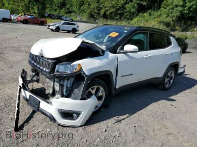 2021 Jeep COMPASS Limited, белый — VIN 3C4NJDCB4MT506978, Copart