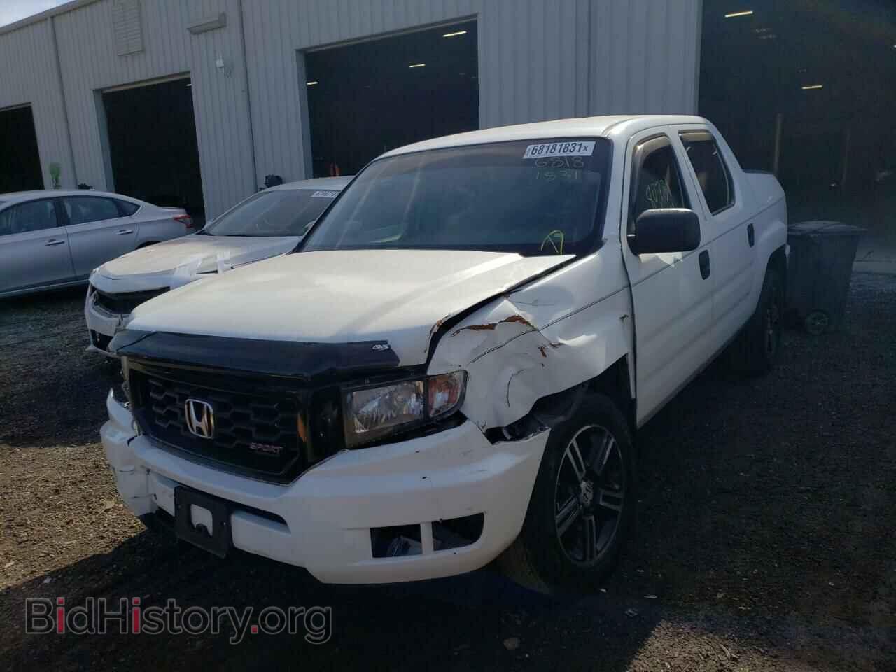2012 HONDA RIDGELINE - VIN: 5FPYK1F76CB454063 - Фото 2