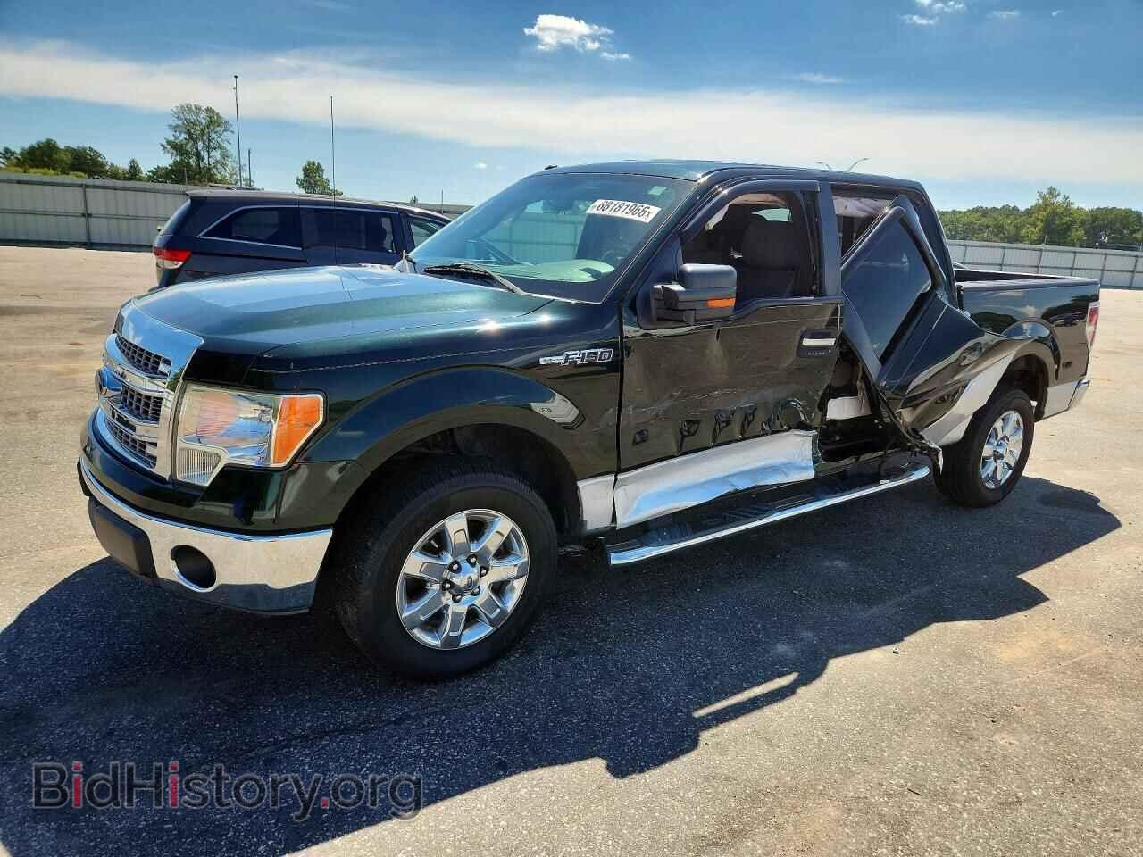 2013 Ford F150 Supercrew (VIN 1FTFW1CF1DFD92150) — фото 1 из 14, Copart, повреждение: бок