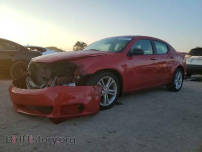 2013 Dodge AVENGER Avenger SE, red — VIN 1C3CDZAG0DN689584, Copart