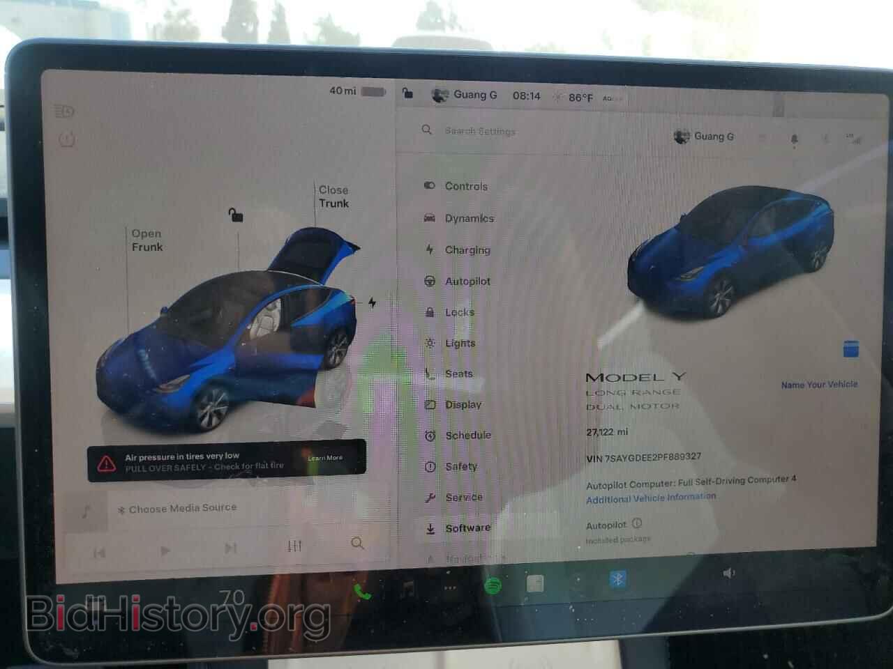 2023 TESLA MODEL Y - VIN: 7SAYGDEE2PF889327 - Фото 9