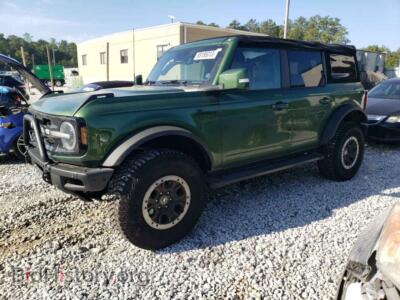 2023 Ford BRONCO Bronco BAS, green — VIN 1FMEE5DP9PLA81869, Copart
