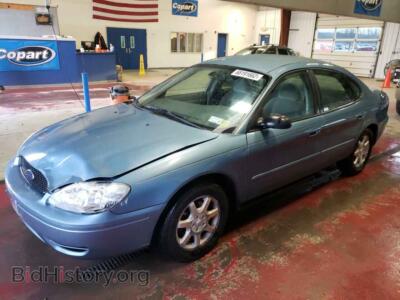 2007 Ford TAURUS Taurus SEL, blue — VIN 1FAFP56U57A217549, Copart