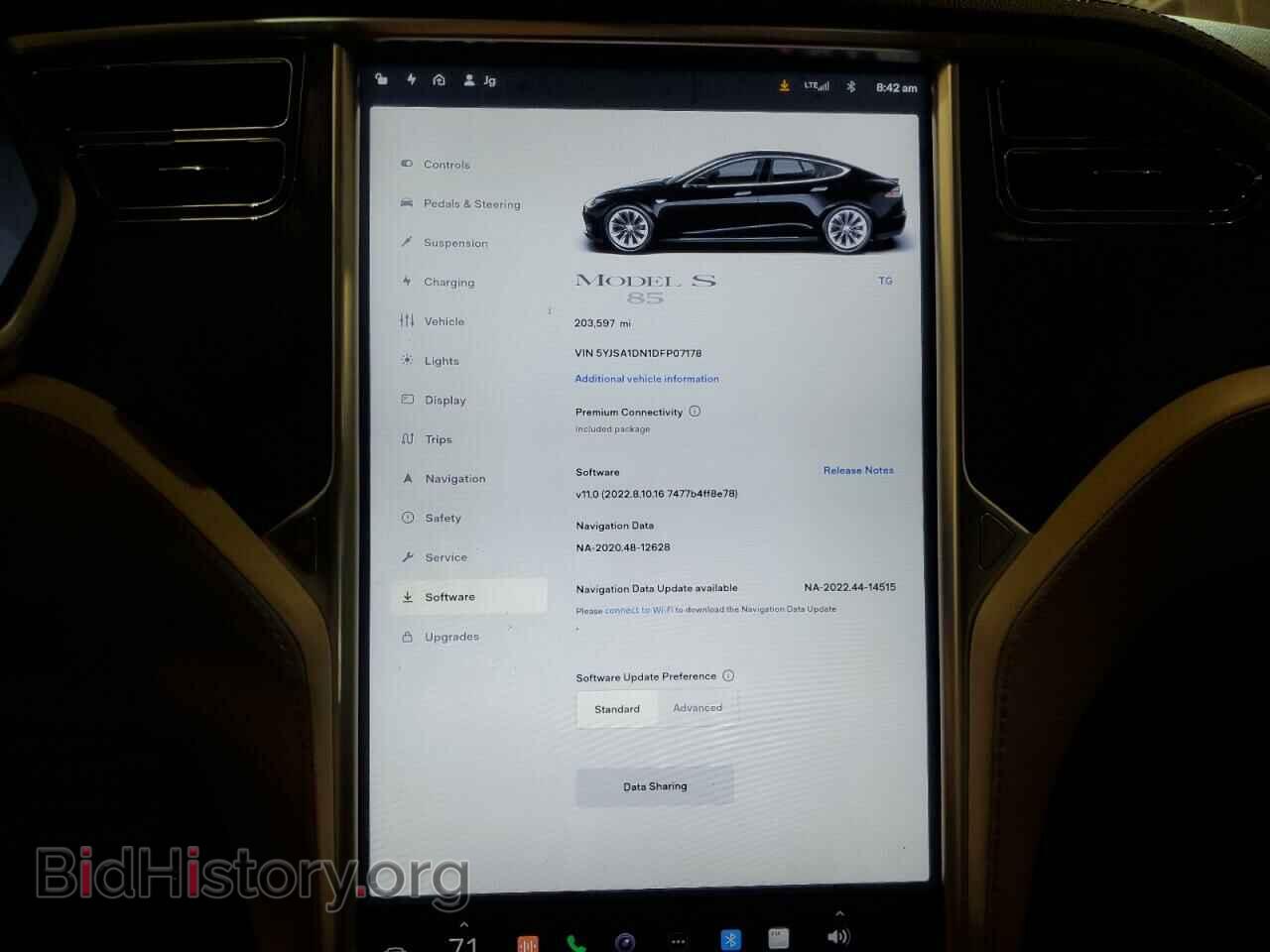 2013 TESLA MODEL S - VIN: 5YJSA1DN1DFP07178 - Фото 9