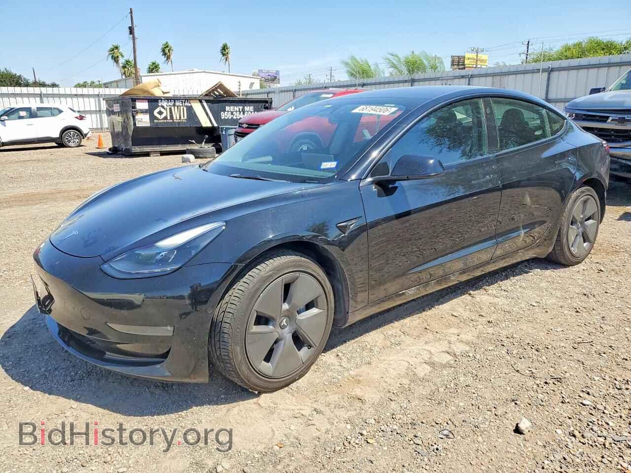 Фотография 5YJ3E1EB6NF167423 - TESLA MODEL 3 2022