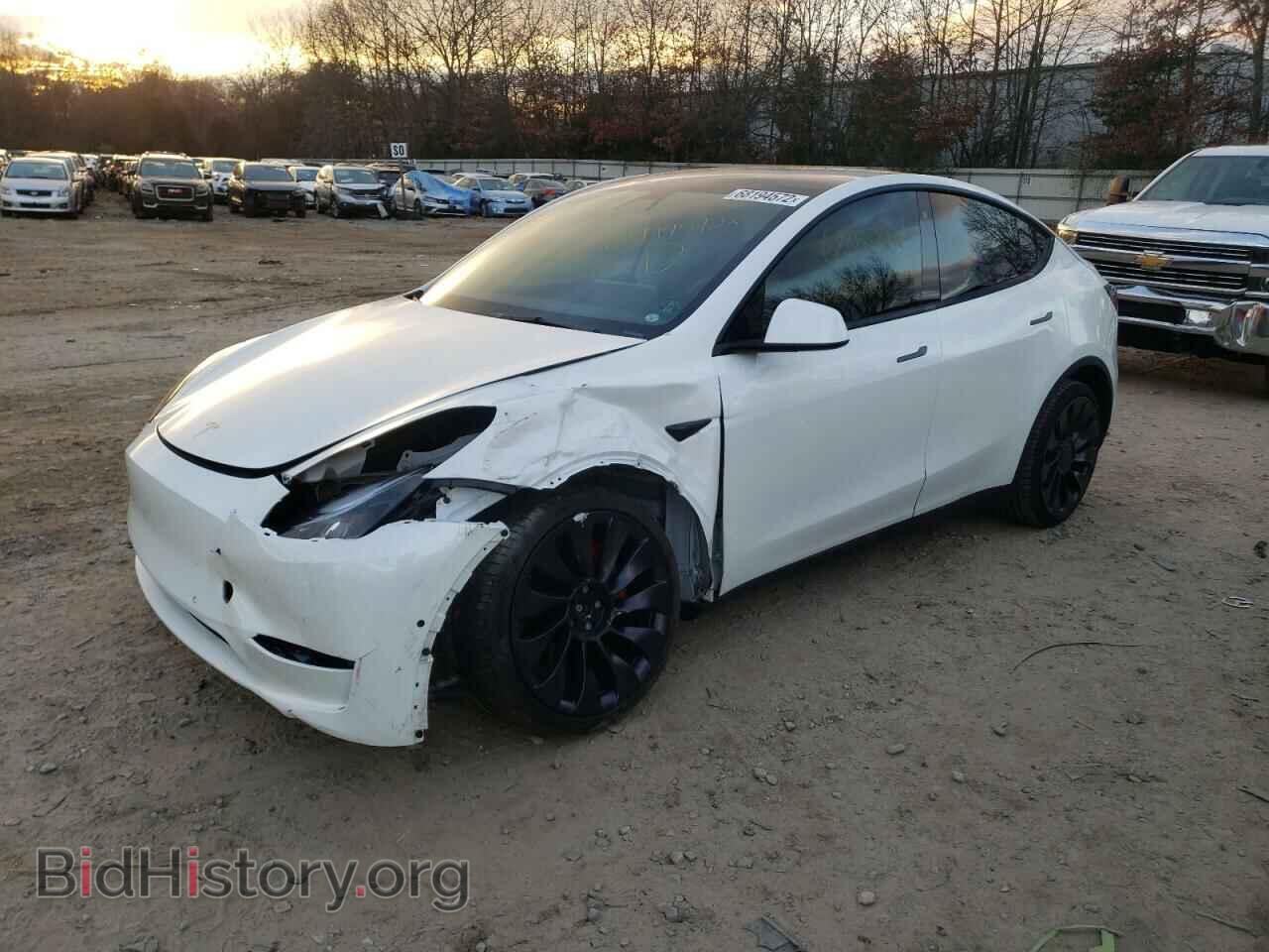 Photo 5YJYGDEF1MF240152 - TESLA MODEL Y 2021