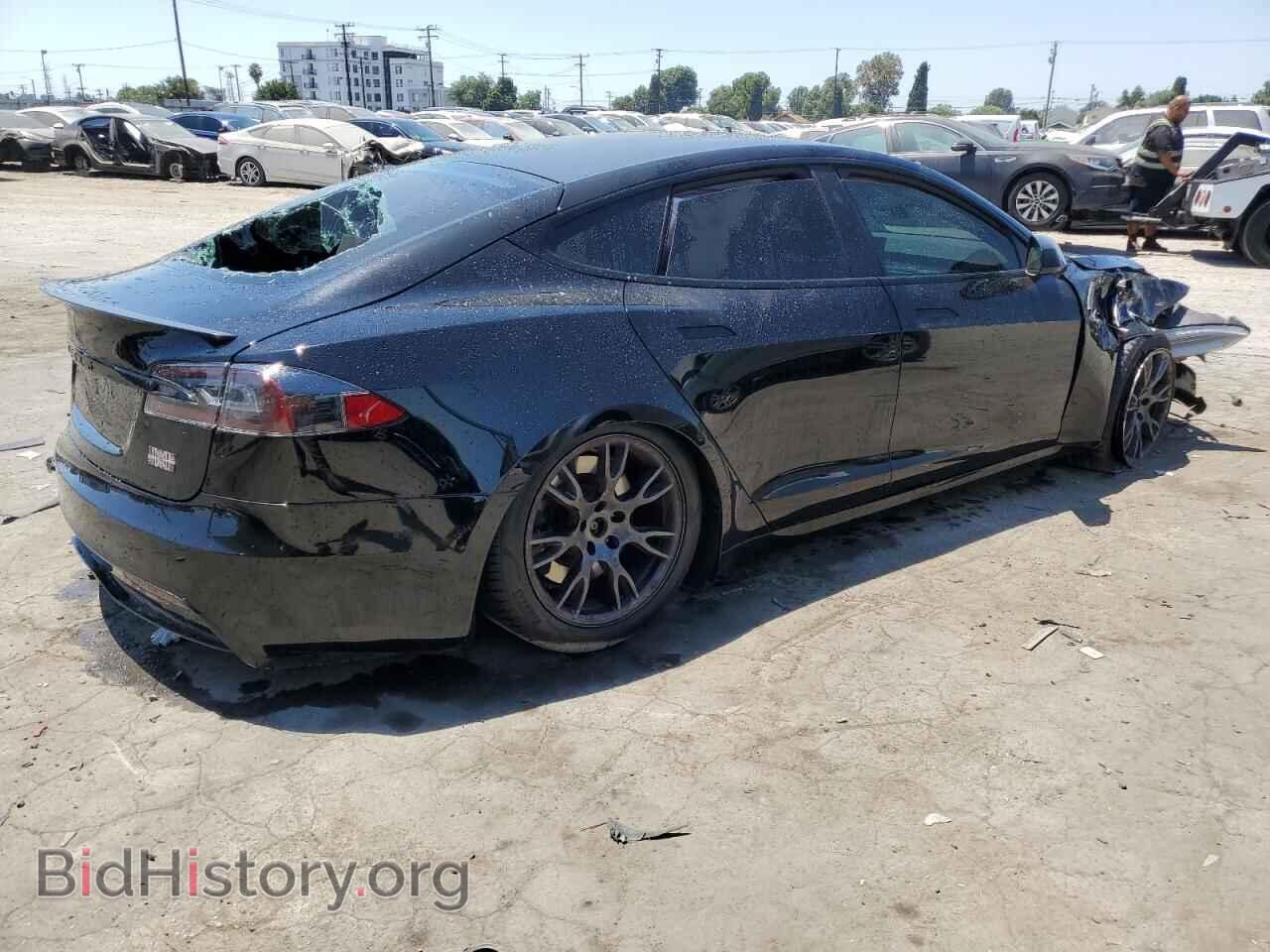 2021 TESLA MODEL S - VIN: 5YJSA1E69MF438385 - Фото 3