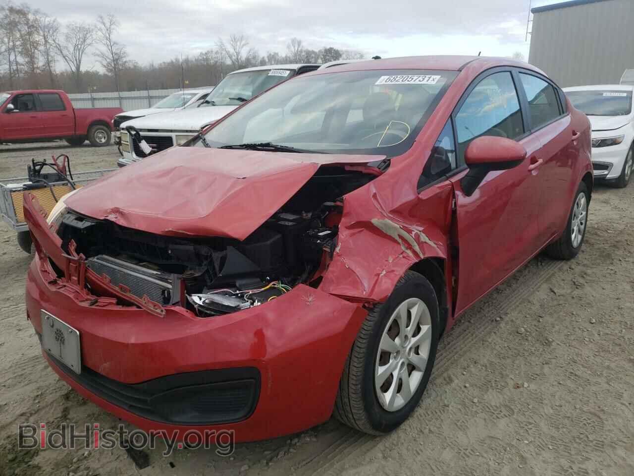 2013 KIA RIO - VIN: KNADM4A33D6124446 - Фото 2