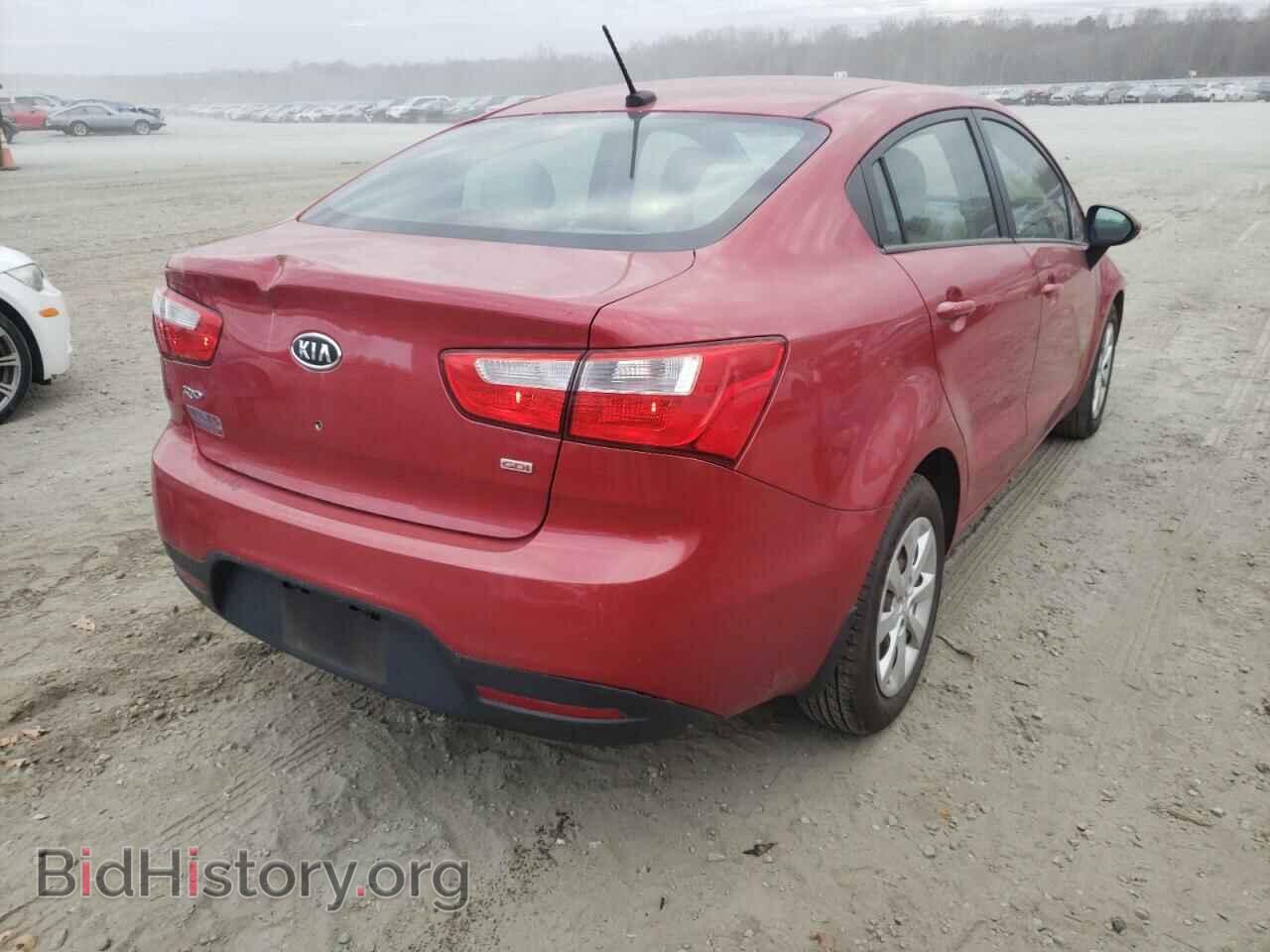 2013 KIA RIO - VIN: KNADM4A33D6124446 - Фото 4
