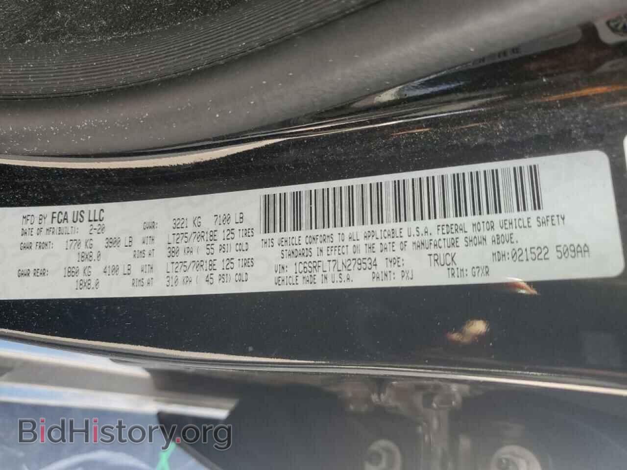 2020 RAM 1500 - VIN: 1C6SRFLT7LN279534 - Фото 12