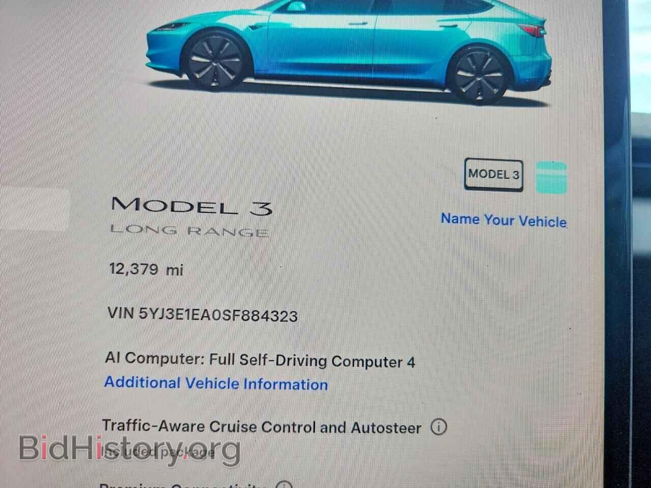 2025 TESLA MODEL 3 - VIN: 5YJ3E1EA0SF884323 - Photo 9