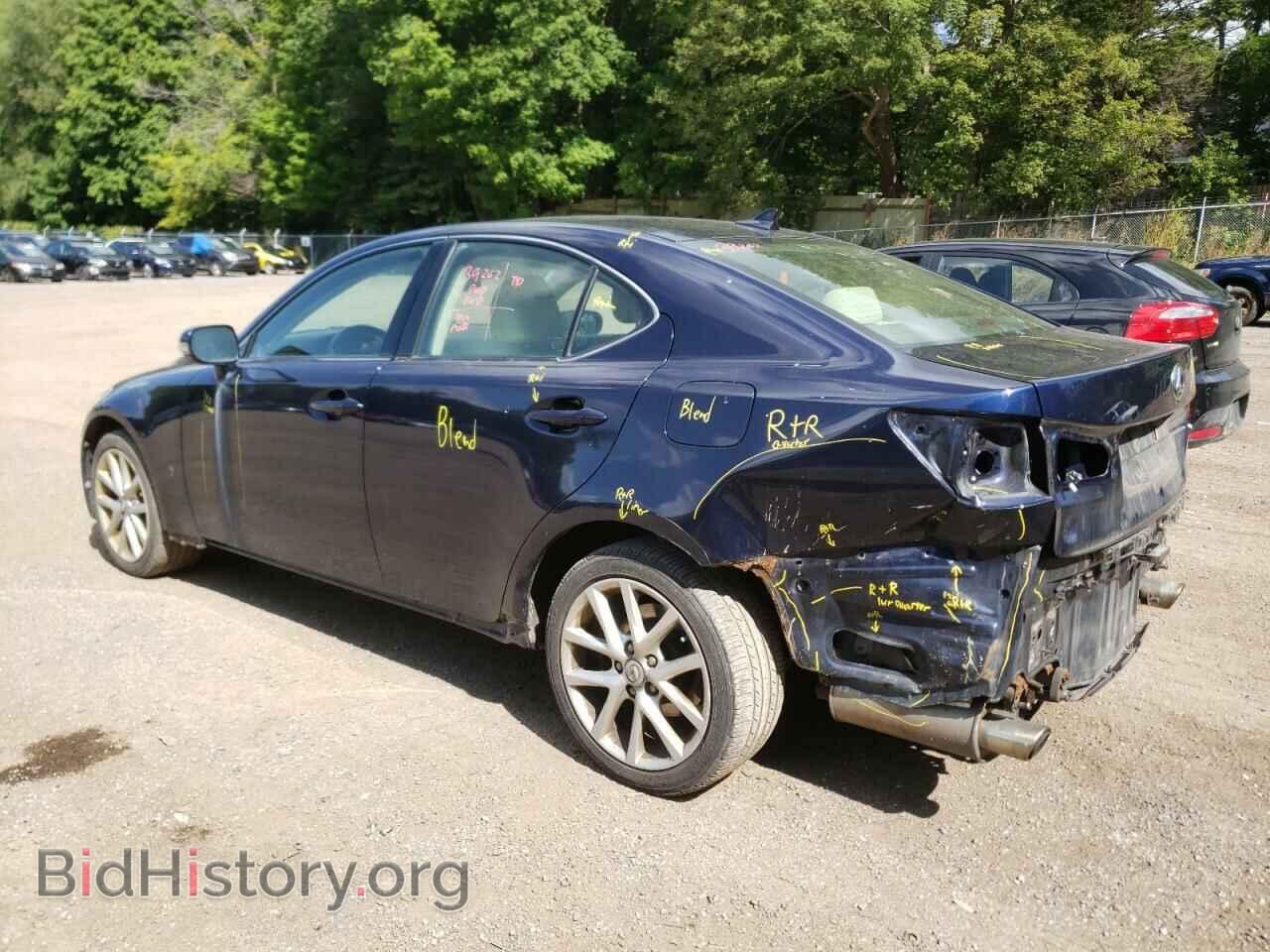 2011 LEXUS IS - VIN: JTHCF5C29B5050373 - Фото 2