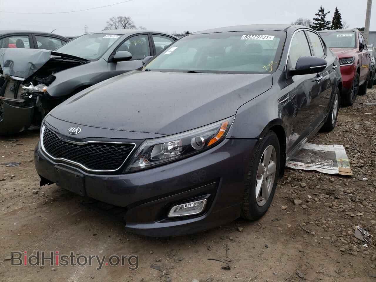 2015 KIA OPTIMA - VIN: 5XXGM4A70FG439115 - Фото 2
