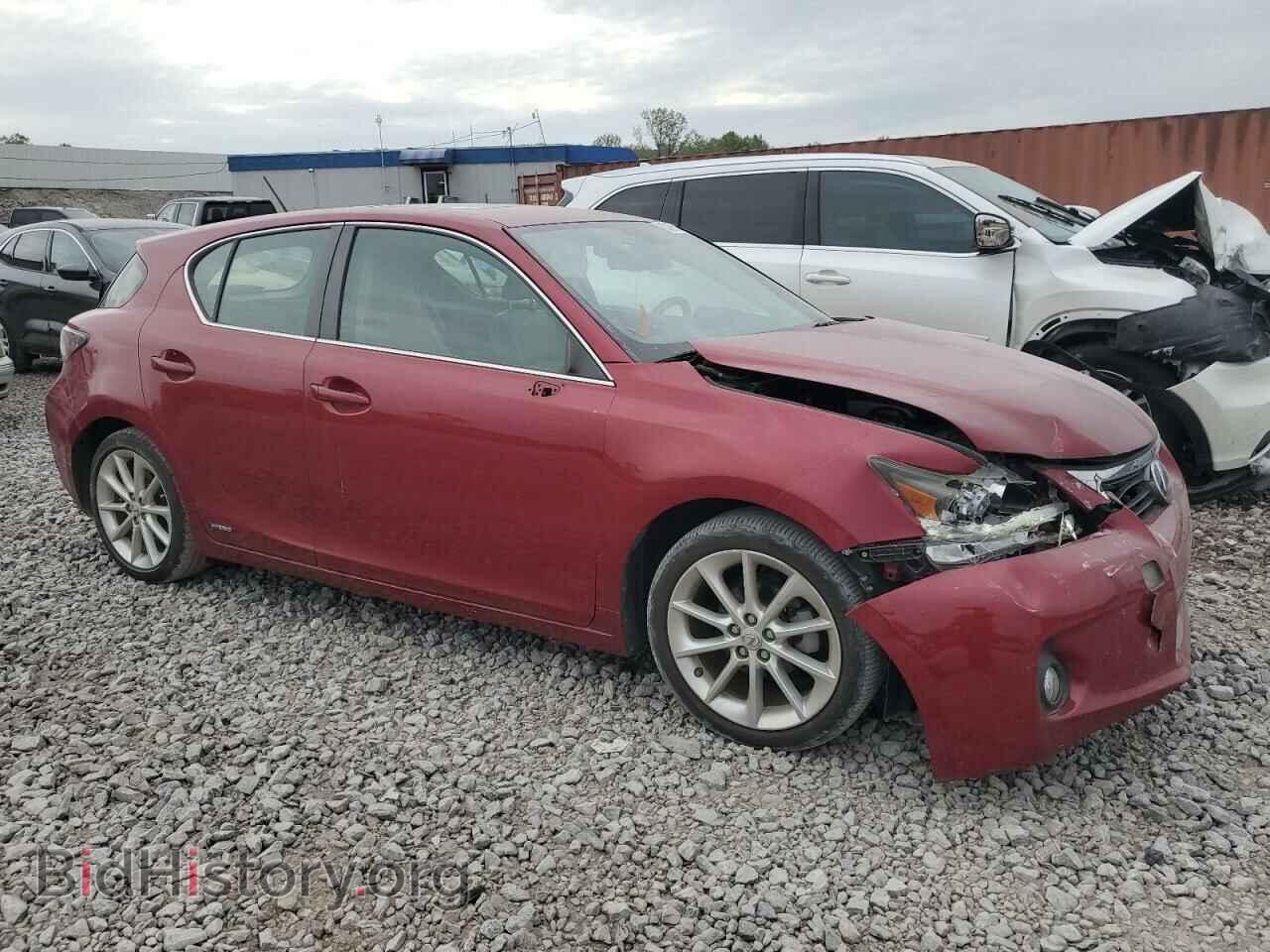 2012 LEXUS CT 200 - VIN: JTHKD5BH4C2086630 - Фото 4