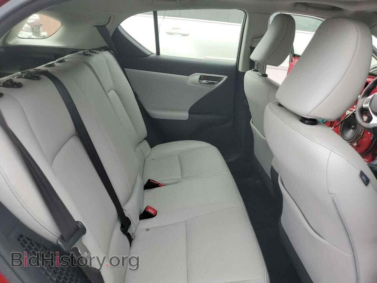 2012 LEXUS CT 200 - VIN: JTHKD5BH4C2086630 - Фото 10