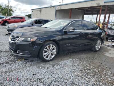 2017 Chevrolet IMPALA LT, black — VIN 1G1105S31HU200956, Copart