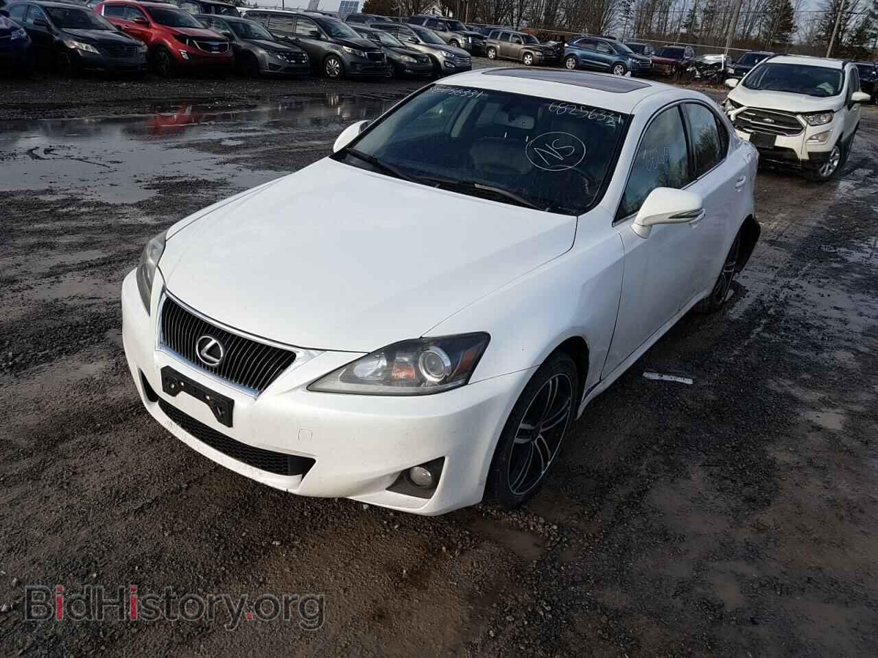 2012 LEXUS IS - VIN: JTHCF5C25C5058455 - Фото 2