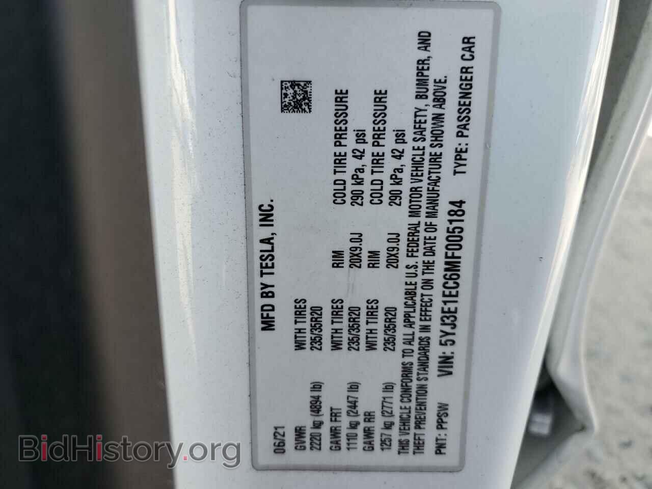 2021 TESLA MODEL 3 - VIN: 5YJ3E1EC6MF005184 - Photo 13