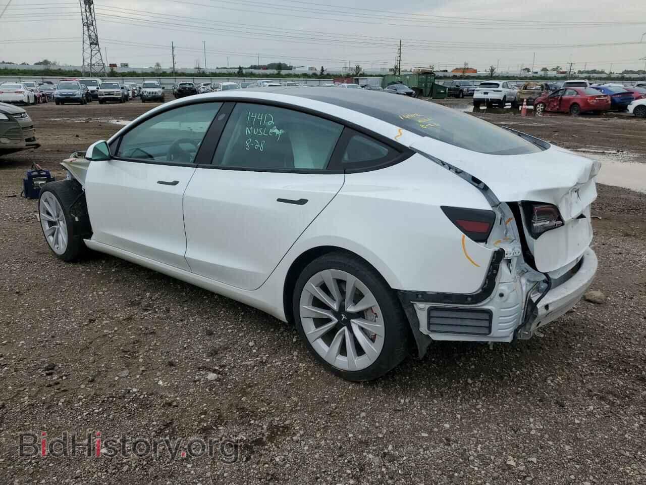 2021 TESLA MODEL 3 - VIN: 5YJ3E1EB1MF916594 - Фото 2