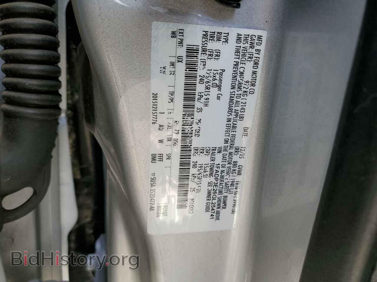 2016 FORD FOCUS - VIN: 1FADP3E26GL254741 - Фото 12