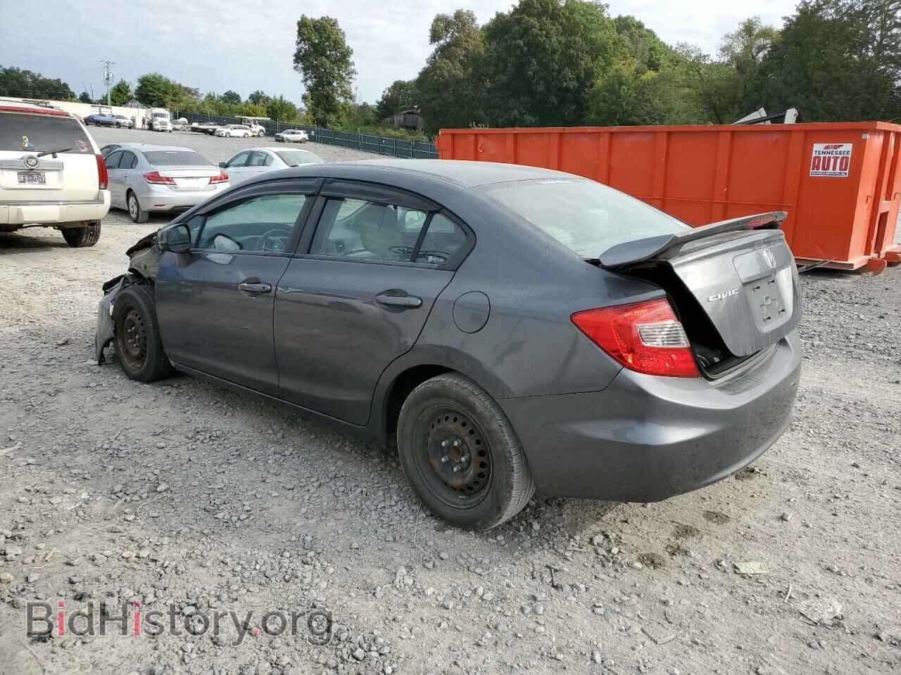 2012 HONDA CIVIC - VIN: 2HGFB2F83CH516027 - Фото 2