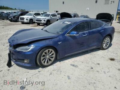 2016 Tesla MODEL S, синий — VIN 5YJSA1E23GF143199, Copart