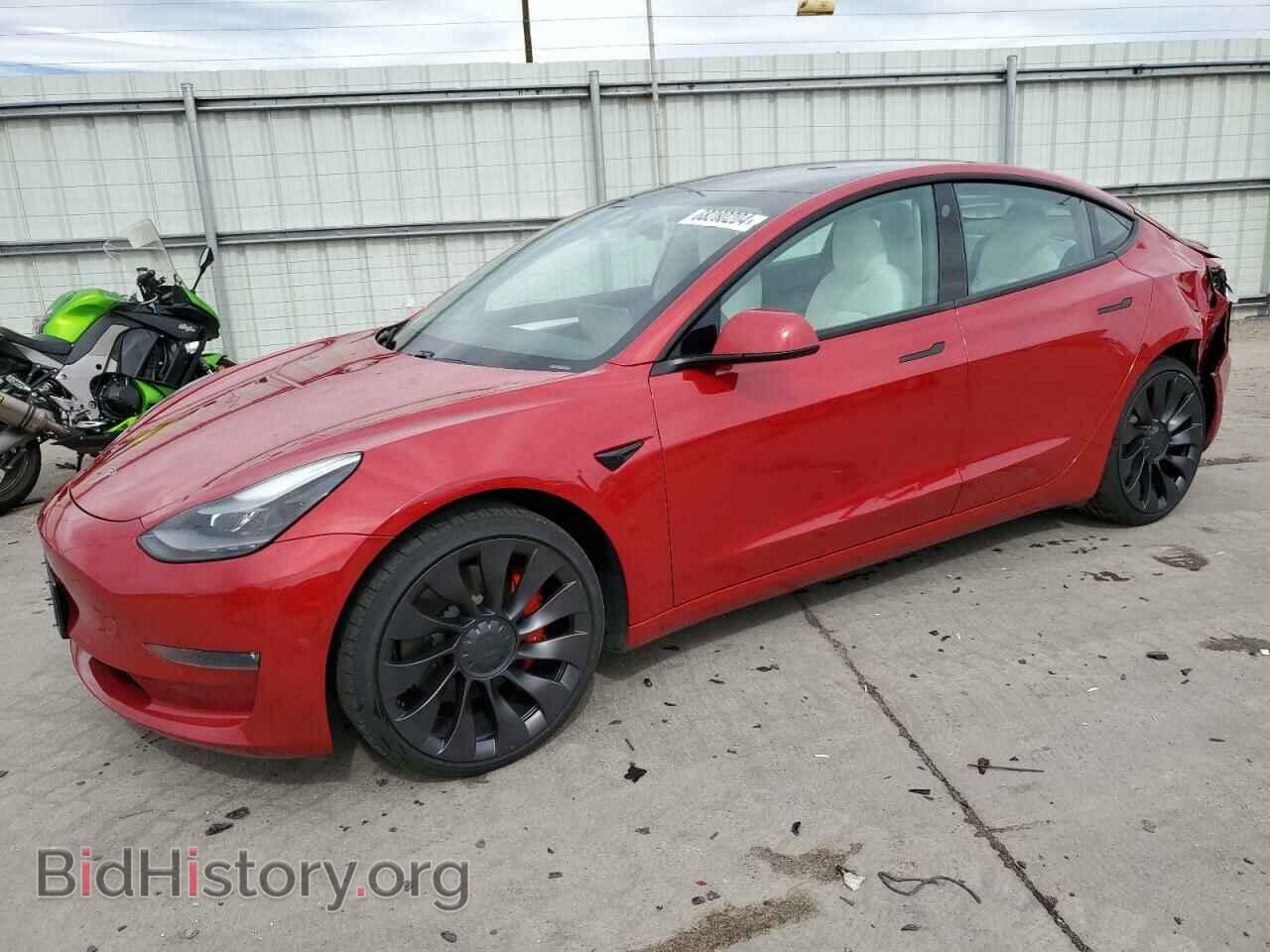 Photo 5YJ3E1ECXMF036275 - TESLA MODEL 3 2021