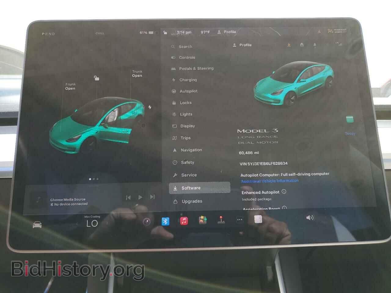 2020 TESLA MODEL 3 - VIN: 5YJ3E1EB6LF628634 - Фото 9