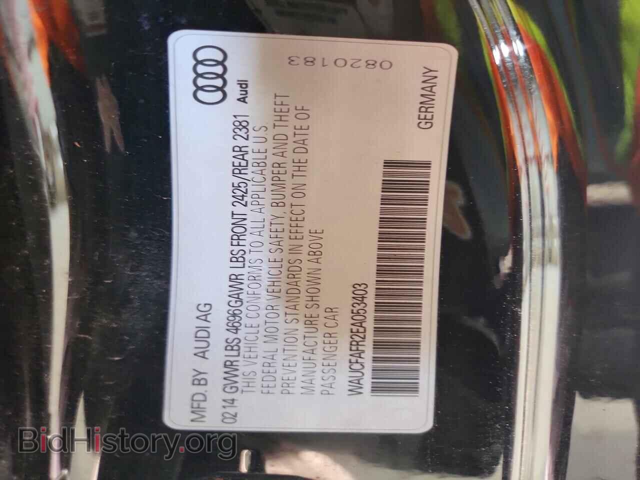 2014 AUDI A5 - VIN: WAUCFAFR2EA053403 - Photo 12