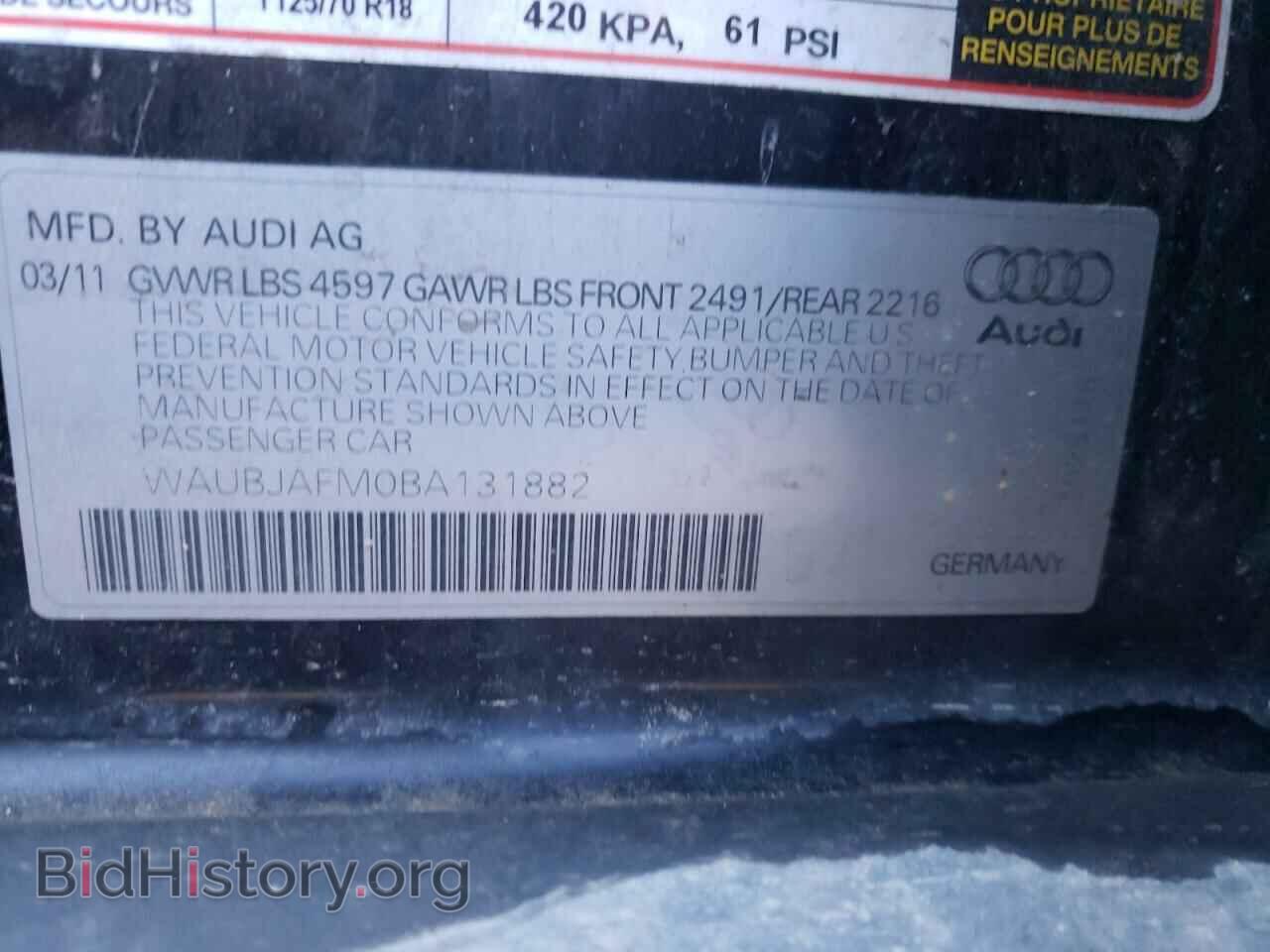 2011 AUDI A3 - VIN: WAUBJAFM0BA131882 - Фото 10