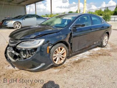 2016 Chrysler 200 Limited, black — VIN 1C3CCCAB2GN157620, Copart