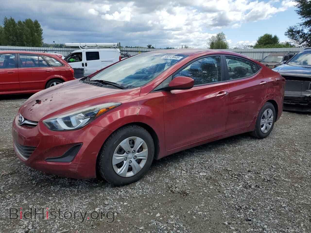 Photo 5NPDH4AE2GH665264 - HYUNDAI ELANTRA 2016