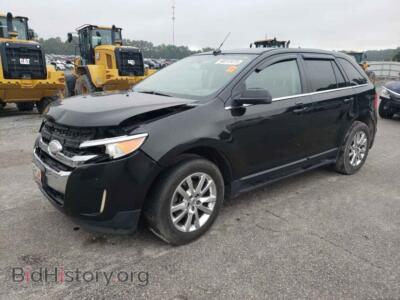 2013 Ford EDGE Limited, black — VIN 2FMDK3K90DBB19871, Copart