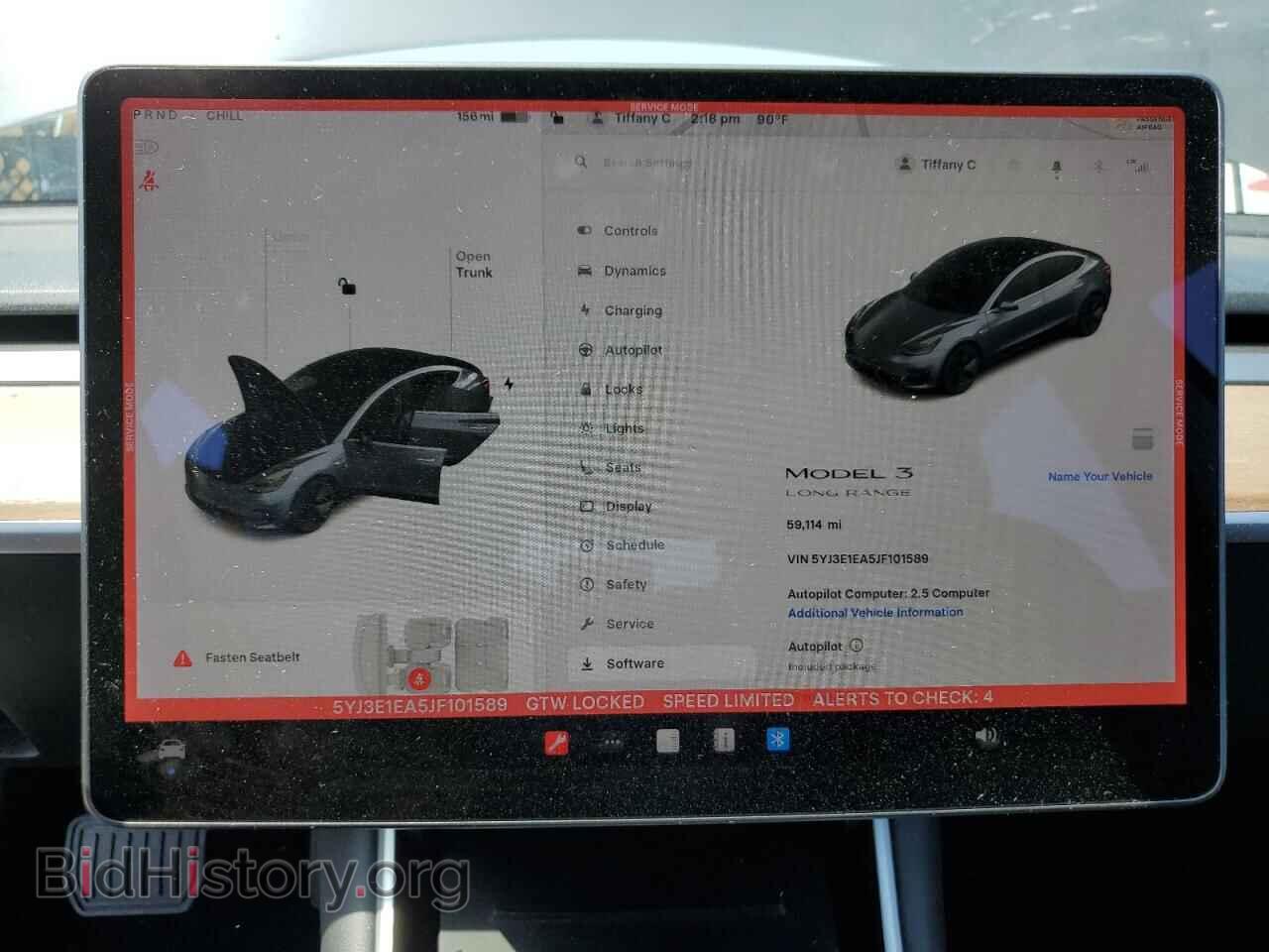 2018 TESLA MODEL 3 - VIN: 5YJ3E1EA5JF101589 - Photo 9