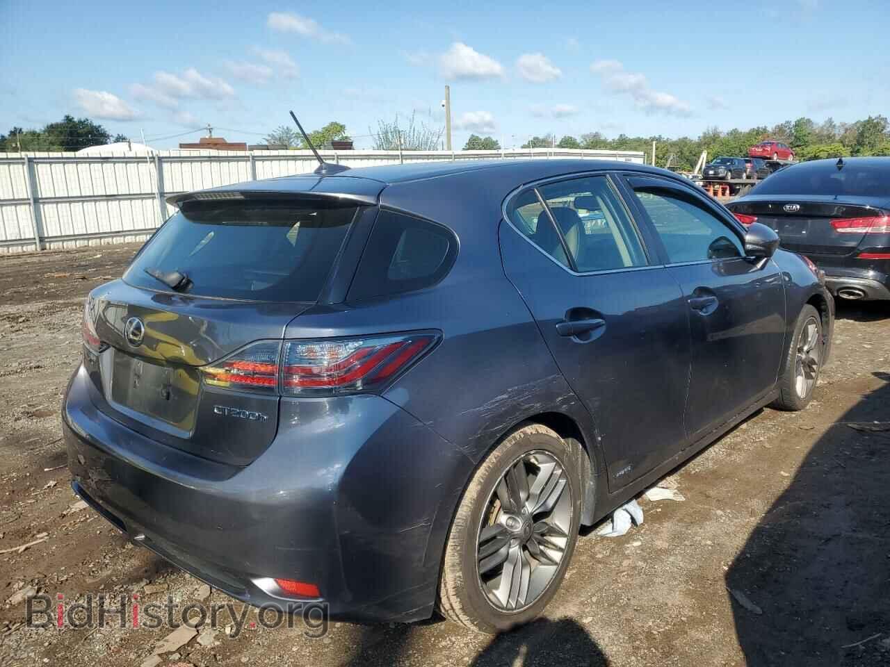 2012 LEXUS CT 200 - VIN: JTHKD5BH3C2090071 - Фото 3