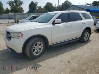 2013 Dodge DURANGO Crew, white — VIN 1C4RDJDG3DC651345, Copart