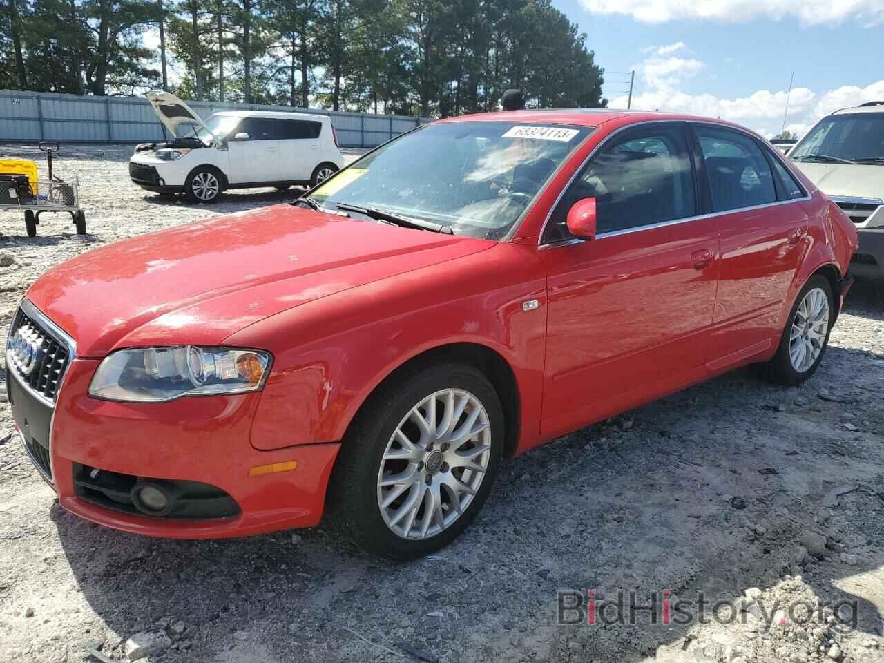 Audi s4 красная 2008