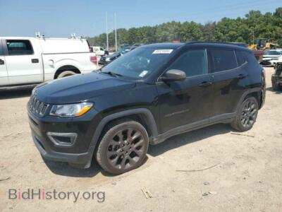 2021 Jeep COMPASS 80TH Edition, black — VIN 3C4NJCEB7MT597574, Copart