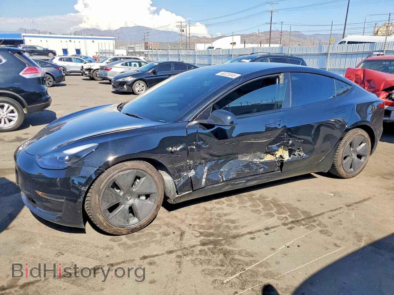 Photo 5YJ3E1EA1NF353717 - TESLA MODEL 3 2022