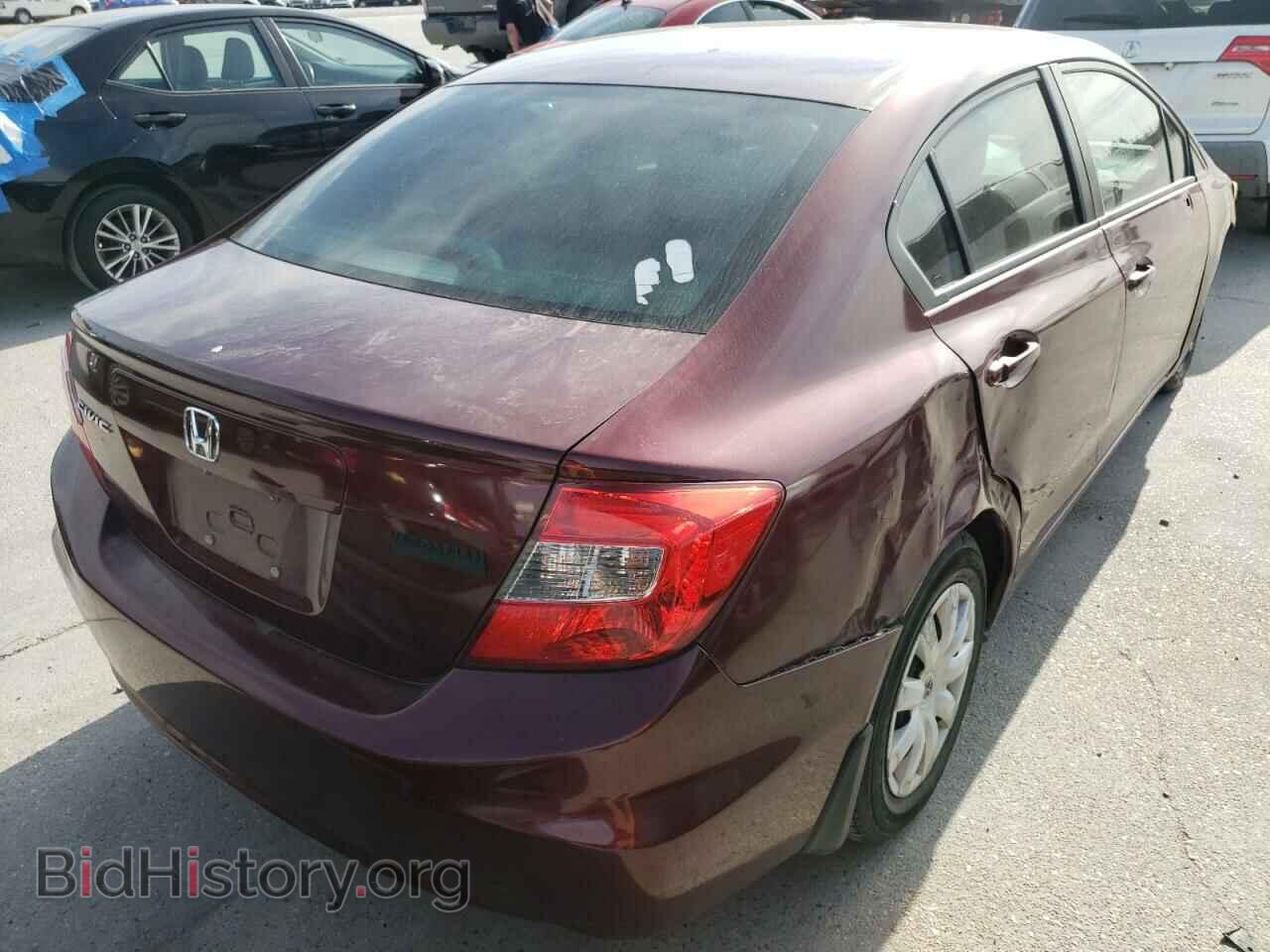 2012 HONDA CIVIC - VIN: 2HGFB2F57CH586765 - Фото 4