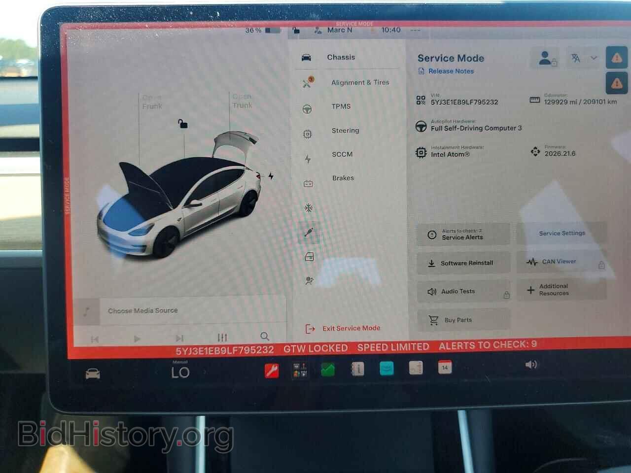 2020 TESLA MODEL 3 - VIN: 5YJ3E1EB9LF795232 - Photo 9