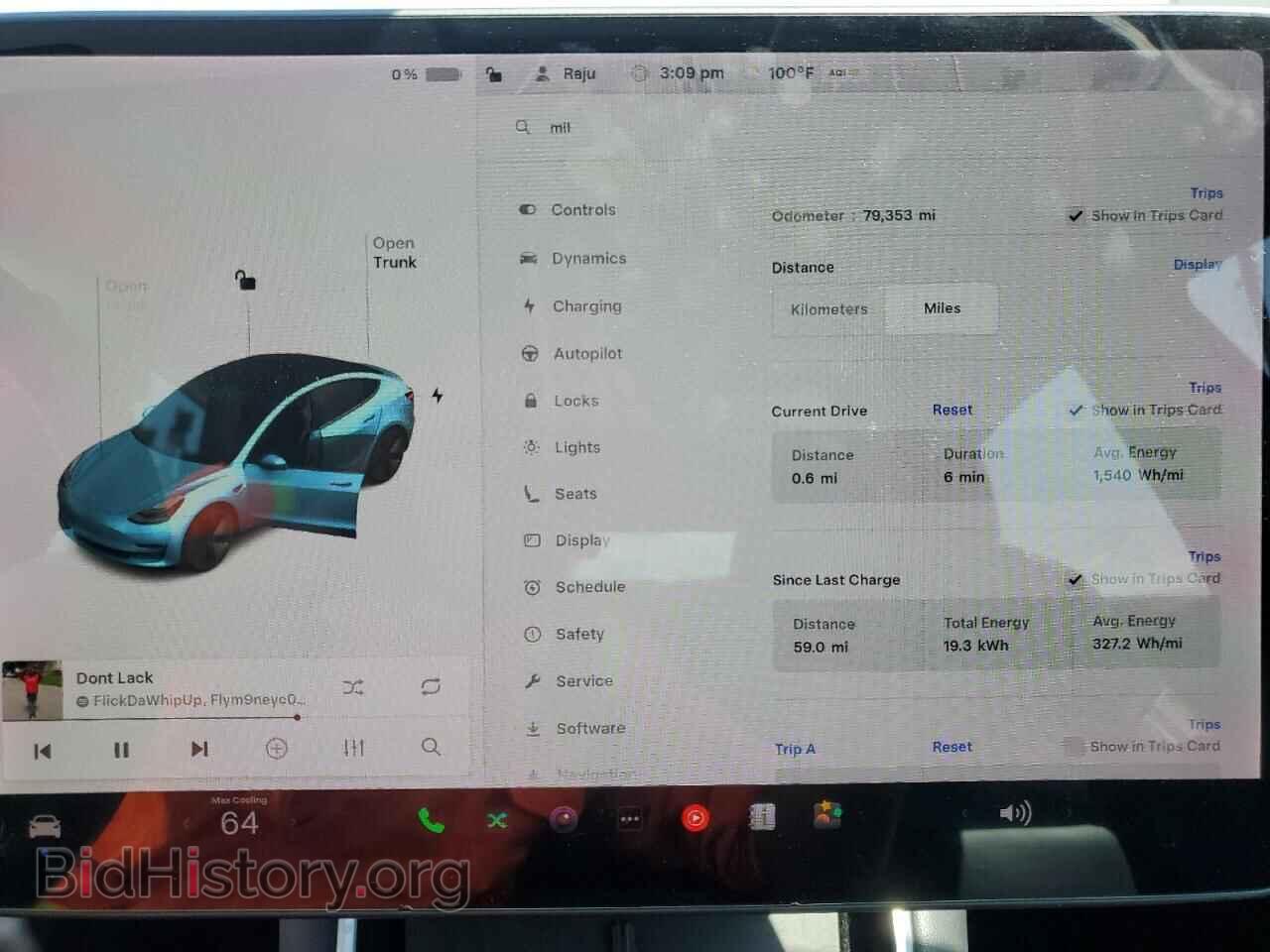 2019 TESLA MODEL 3 - VIN: 5YJ3E1EB2KF365363 - Photo 9