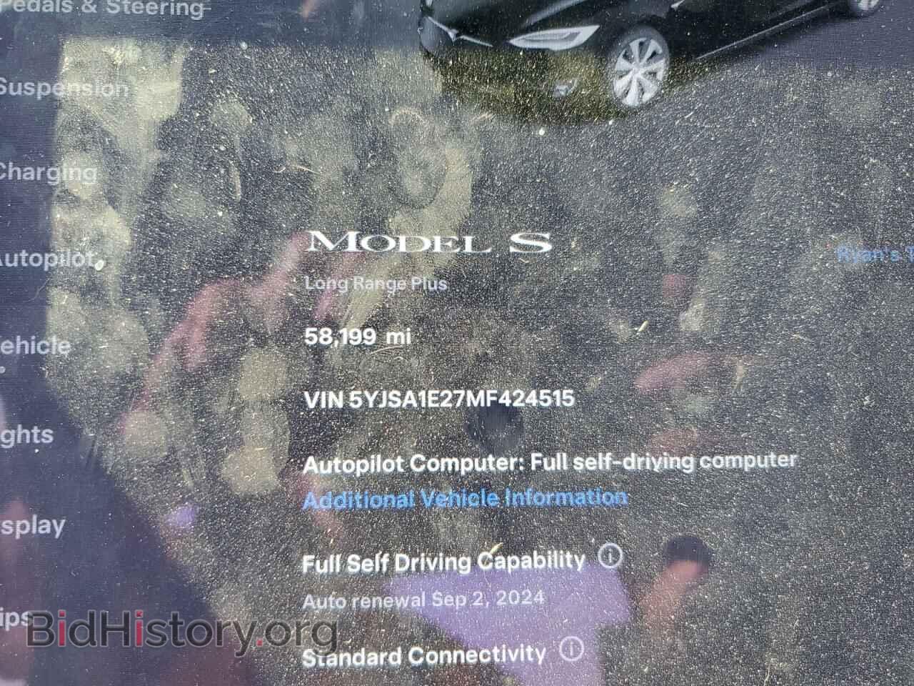 2021 TESLA MODEL S - VIN: 5YJSA1E27MF424515 - Photo 9