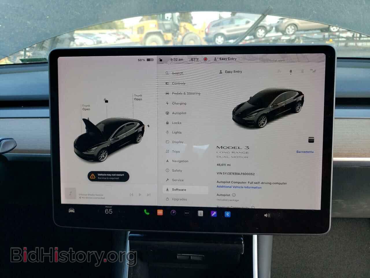 2020 TESLA MODEL 3 - VIN: 5YJ3E1EB9LF600052 - Фото 9