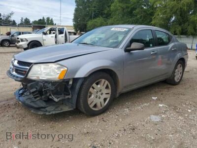 2014 Dodge AVENGER SE, серебристый — VIN 1C3CDZAB4EN127144, Copart